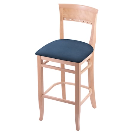 Holland Bar Stool Co. 25" Counter Stool, Natural Finish, Rein Bay Seat 316025Nat024